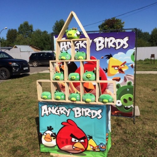 Аттракцион "Angry birds"