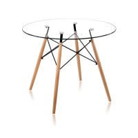 Eames стеклянный d-80