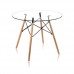 Eames стеклянный d-80